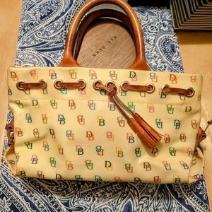 Designer Dooney + Bourke Genuine Leather Multi-Color